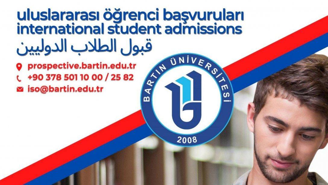 Anuntul de admitere a studentilor internationali de la Universitatea Bartın