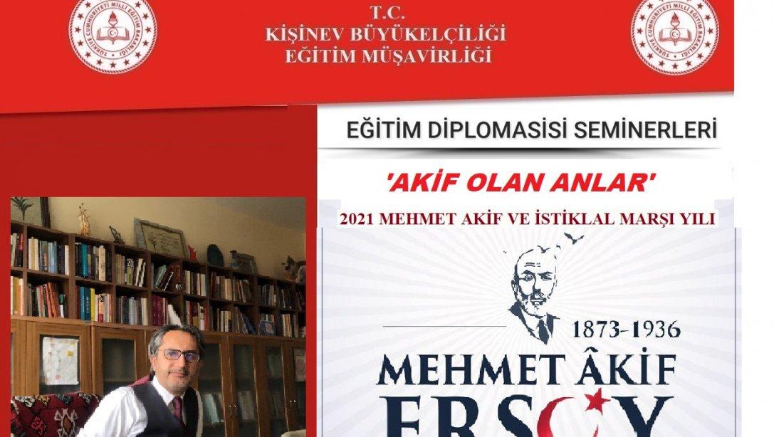 Eğitim Diplomasisi Semineri: 'AKİF OLAN ANLAR..' Konuğumuz Prof. Dr. Ahmet DOĞAN