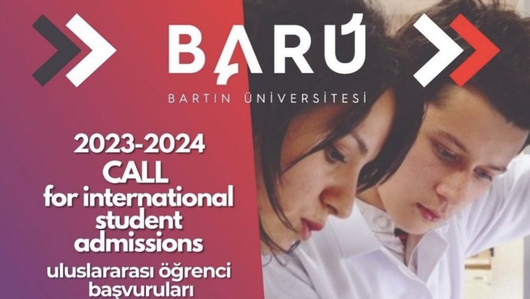 Bartın Üniversitesinin 2023-2024 Akademik Yılı Uluslararası Öğrenci Başvuruları Başladı. 